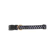 Navy Cross Hemp Dog Collar